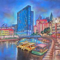 Crépuscule à Singapour 1