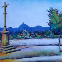 L'esplanade de Maringues