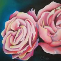 Composition florale carré