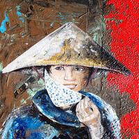 Jeune fille au foulard