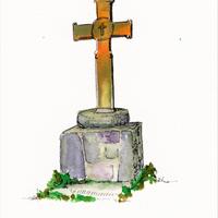 Croix en pierre de lave, Heume-l'Église (63)