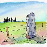 Pierre des quatre curés, Tauves (63)