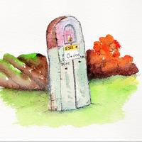 Borne de limite départementale, Trémouille-Saint-Loup (63)