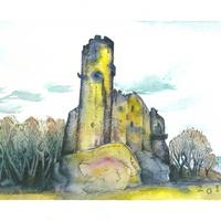 Le château de Tournoël, France