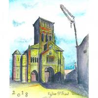 Église de Volvic, France